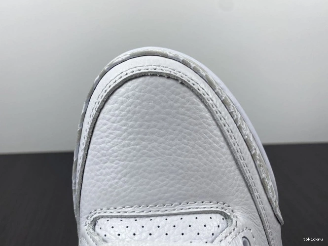 Cheap TBK Retro Air 'Triple 3 Jordan White' PS 429487-111 0717